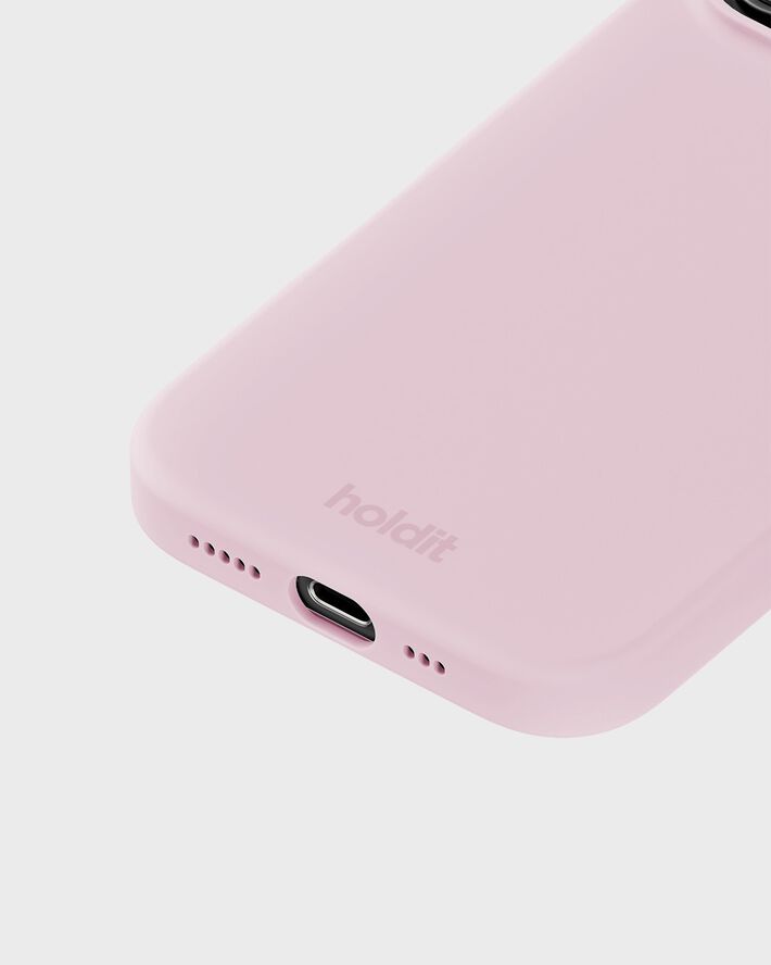 Silicone Case iPhone 16 Pro Pale Pink