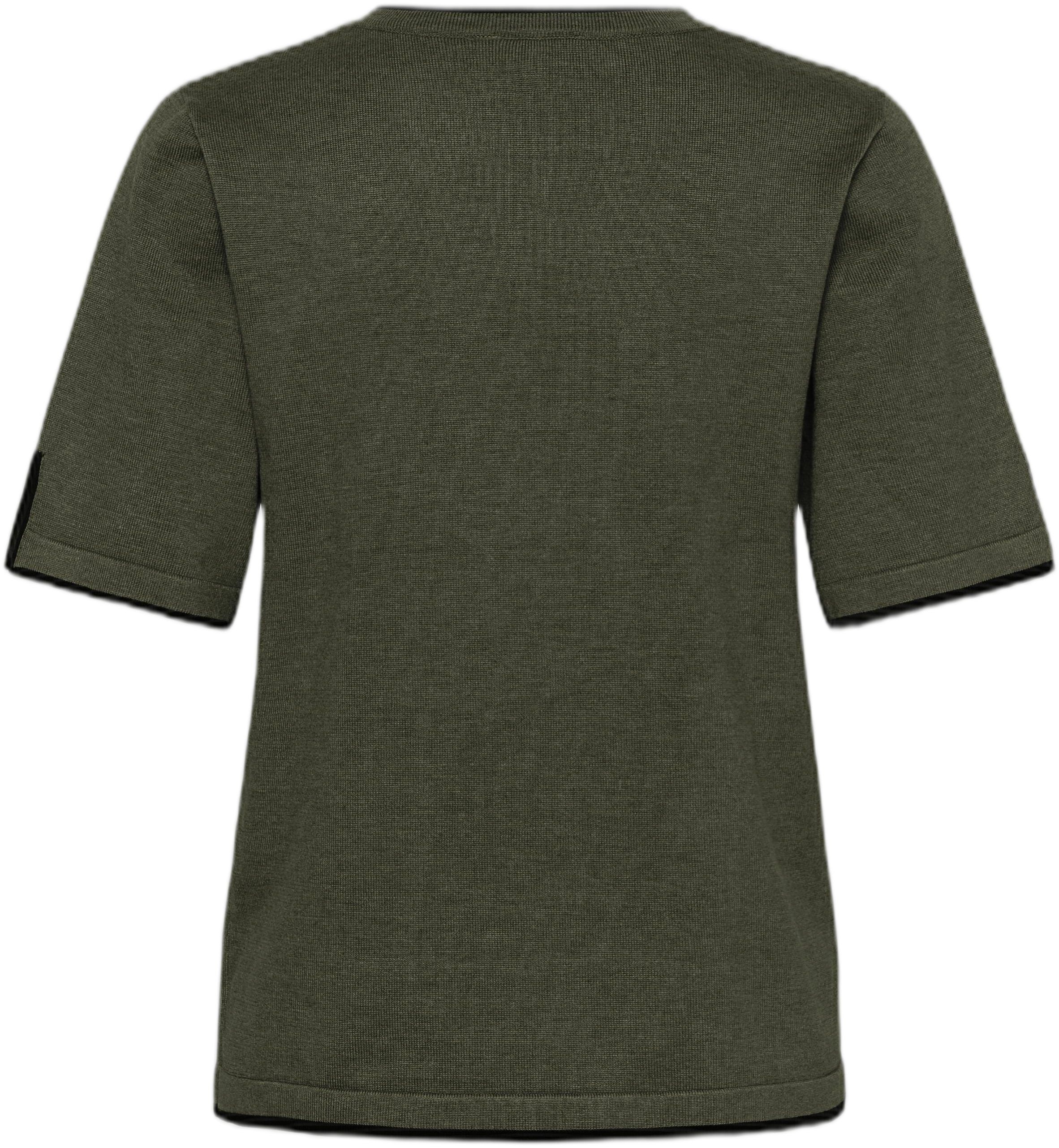 MilaSZ Contrast Stripe SS Pullover