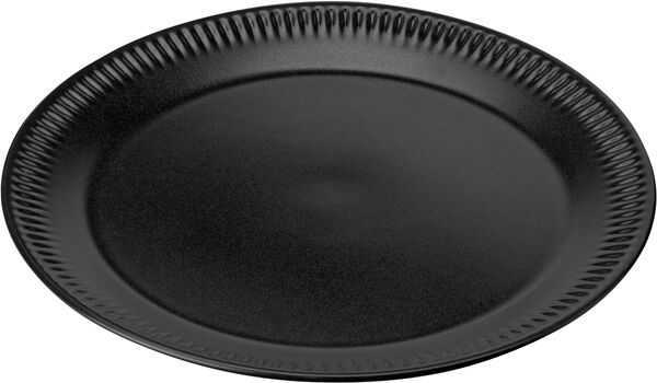 Knabstrup, tallerken, sort, Ø19 cm