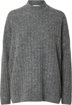 SLFMALINE LS WOOL KNIT HIGH NECK NOOS