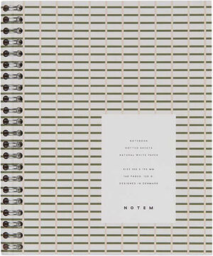 NELA Wirebound Spiral Notebook - Medium, grøn