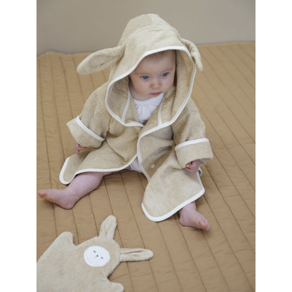 Poncho-robe - Baby - Bunny - Wheat