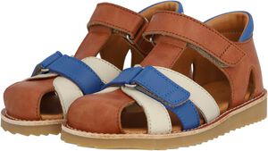 Colourblock l&aelig;dersandal