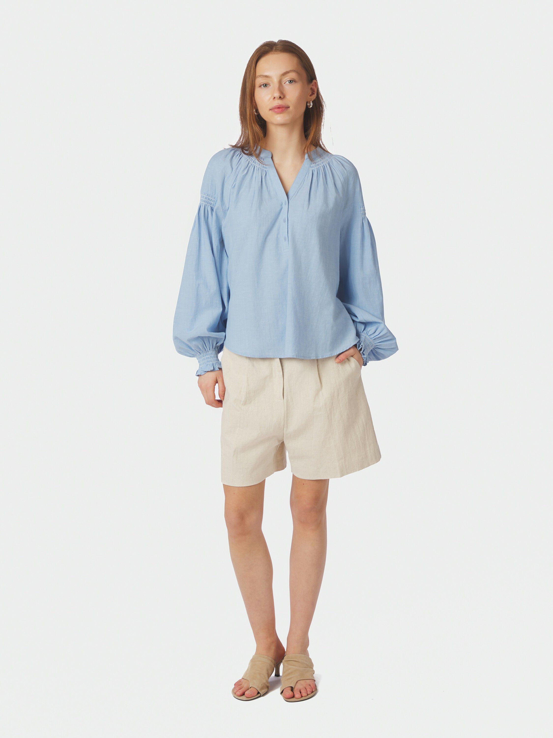 Celise Chambray Blouse