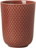 Rhombe Krus 33 cl terracotta porcelæn