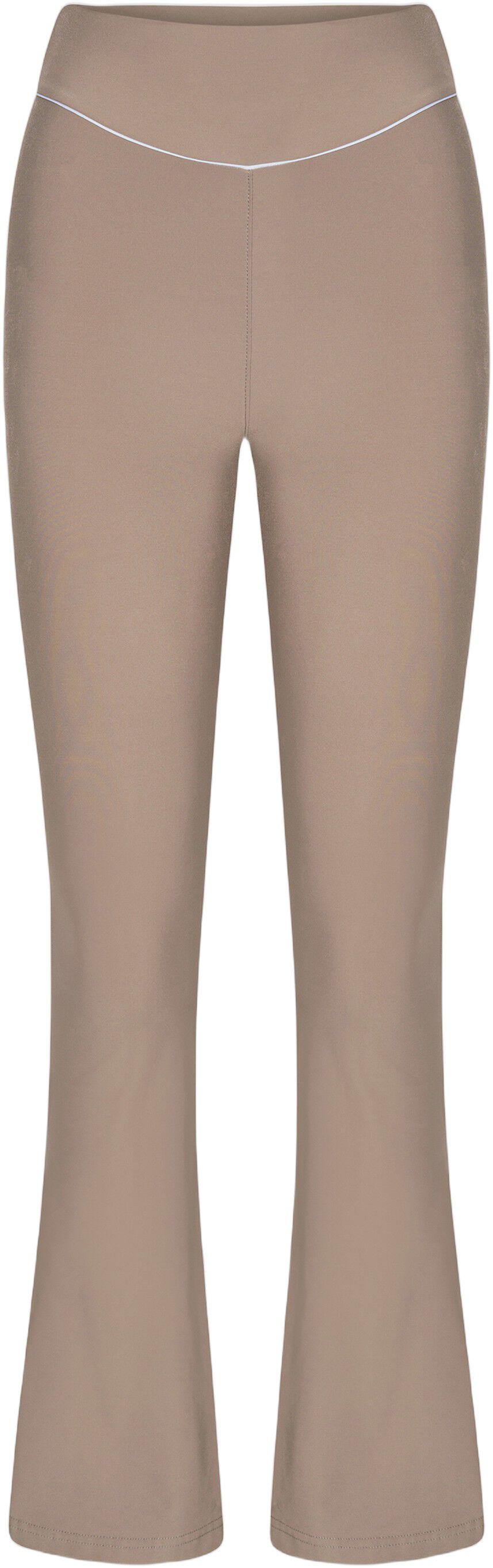Peak high-waist flared brushed leggings - Ocean
