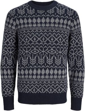 JPRBLUCLARK KNIT PATTERN CREW NECK