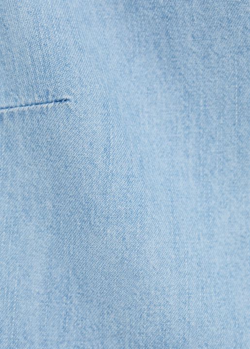 Buttoned denim gilet