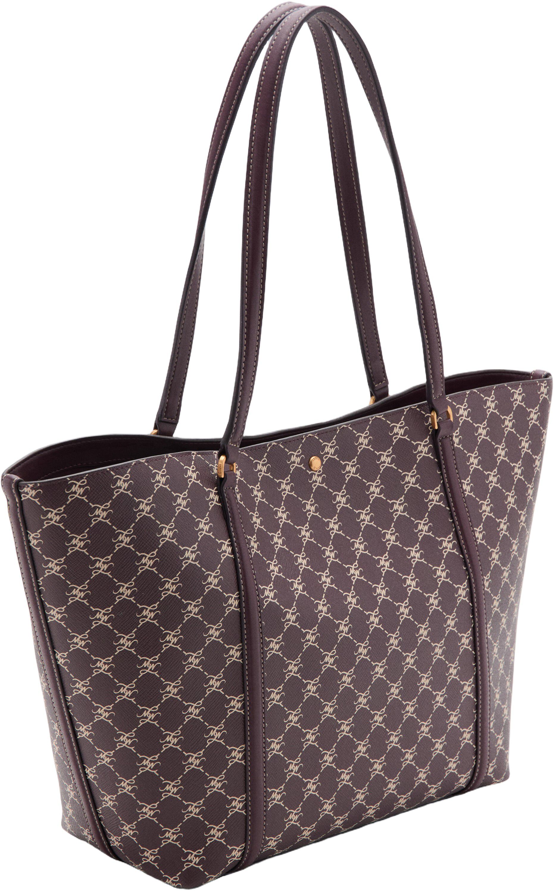 Shopper bag with printed logo