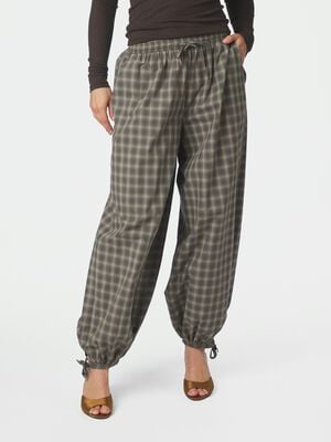 Roxane Balloon Checked Pants