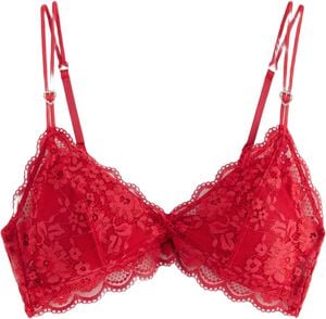 Soft padded bralette in lace with s