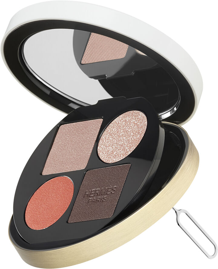 Ombres d'Hermès, powder quartet for the eyes refill, Ombres Fauves