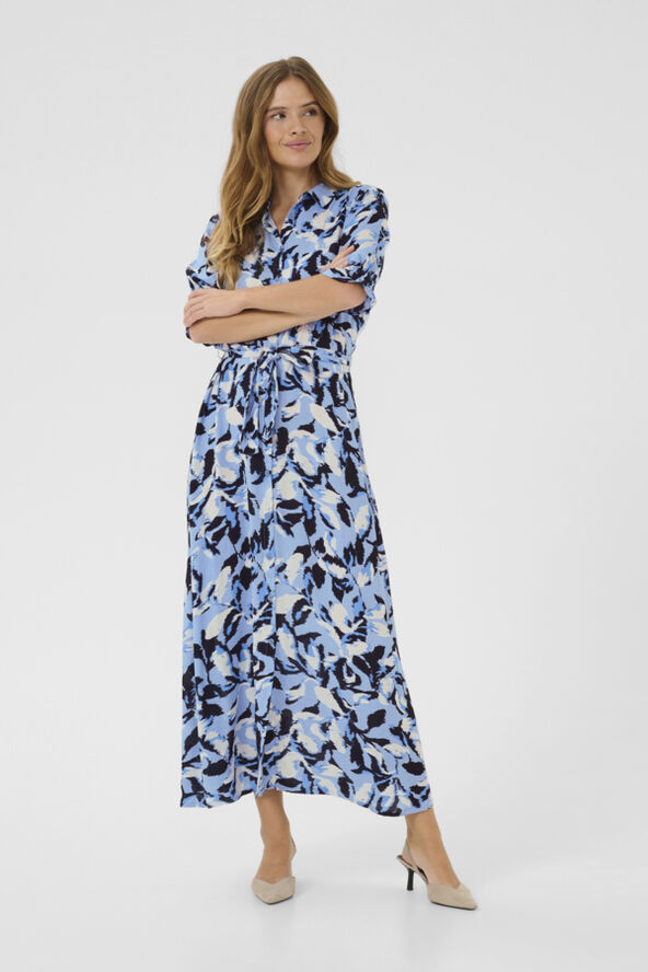 KAmira Plain Weave Dress Printed