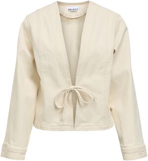 OBJRABEA L/S OZ DENIM TIE JACKET E