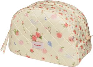 Makeup Bag Big Roses and Shells