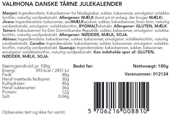 Valrhona Julekalender Danske Tårne