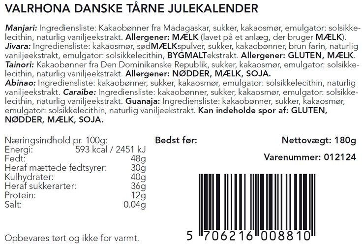 Valrhona Julekalender Danske Tårne