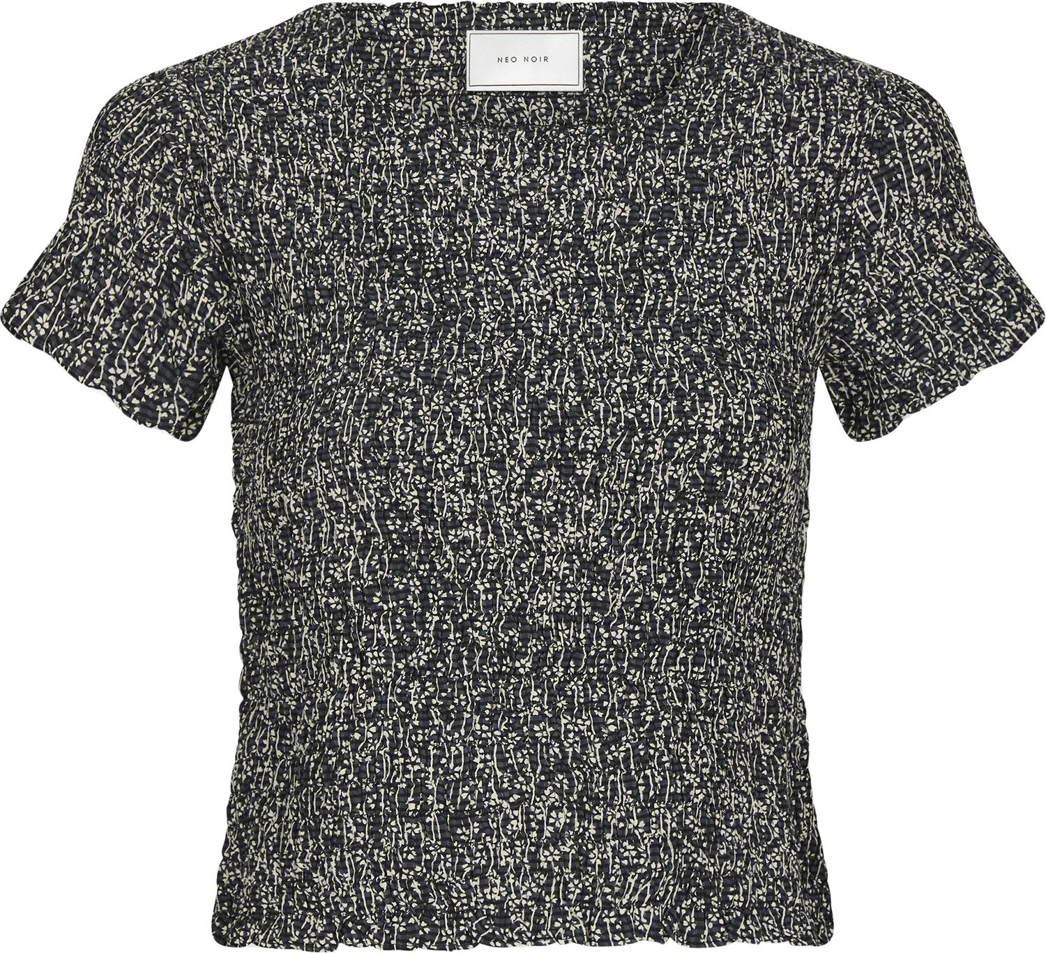 Aletta Flower Check Top