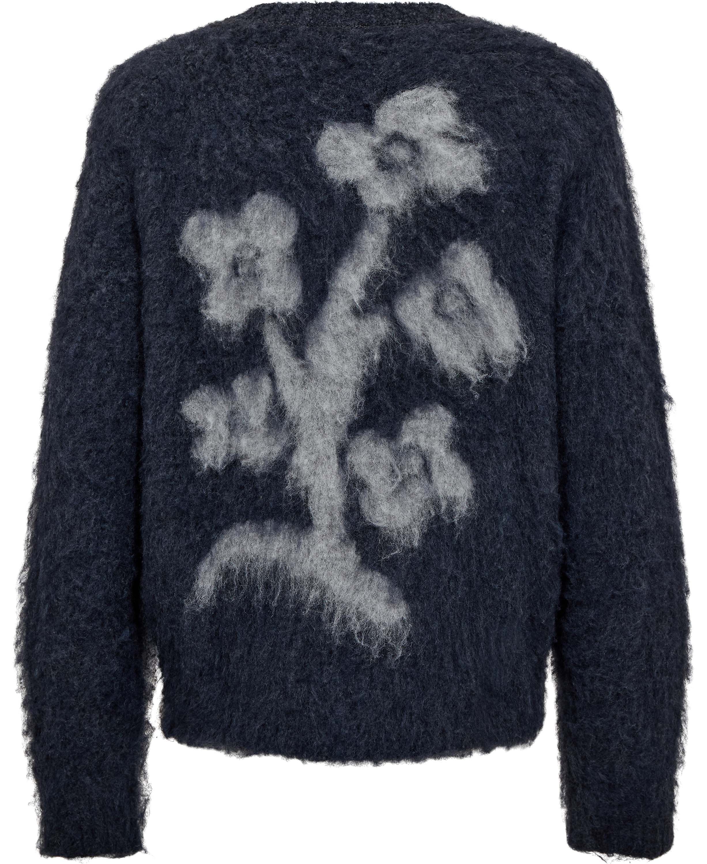 FRANK crewneck brushed boucle sweater