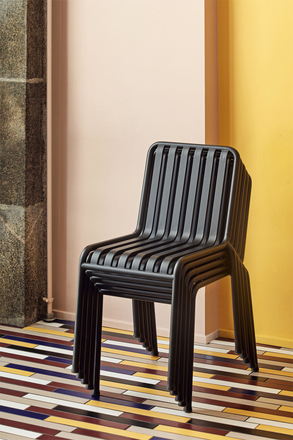 Palissade Chair-Anthracite powder c