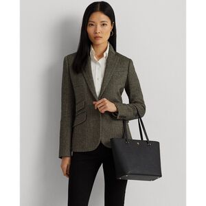 CROSSHATCH LEATHER-KARLY SHPPER-TTE