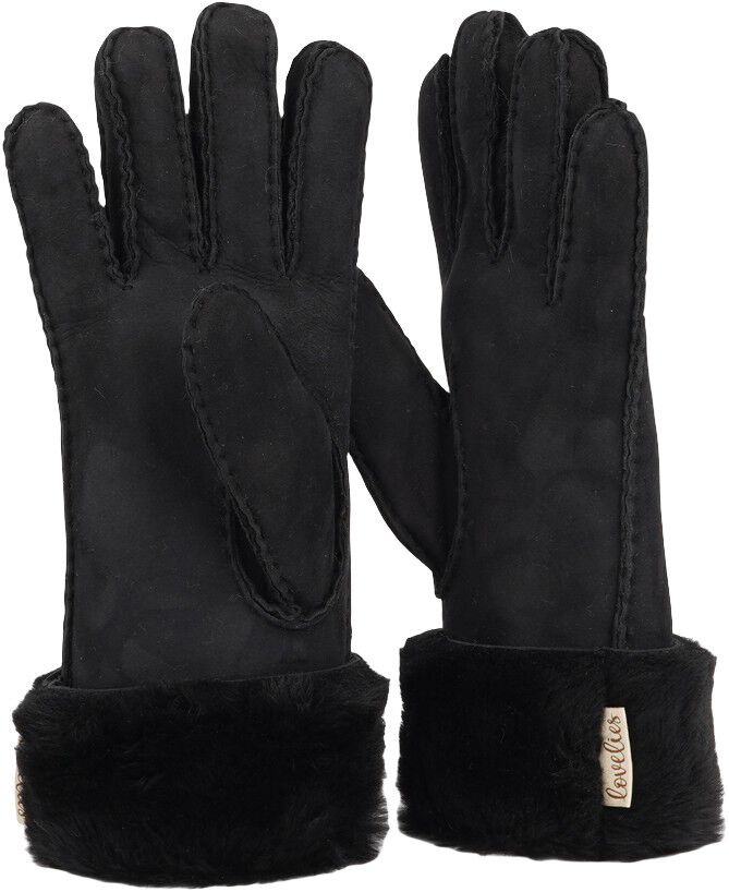 KELLY LONG - GLOWES - SHEEP SKIN W/ SHEARLING CUFF