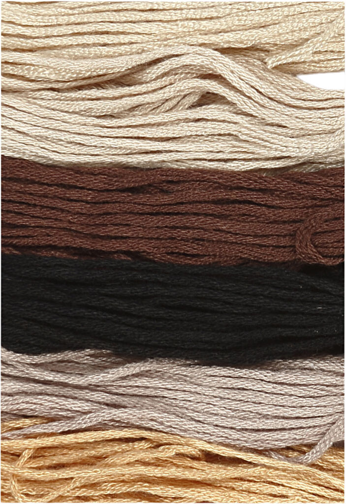 Harmoni Broderigarn, tykkelse 1 mm.