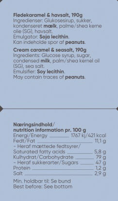 Havsaltkarameller, 175g