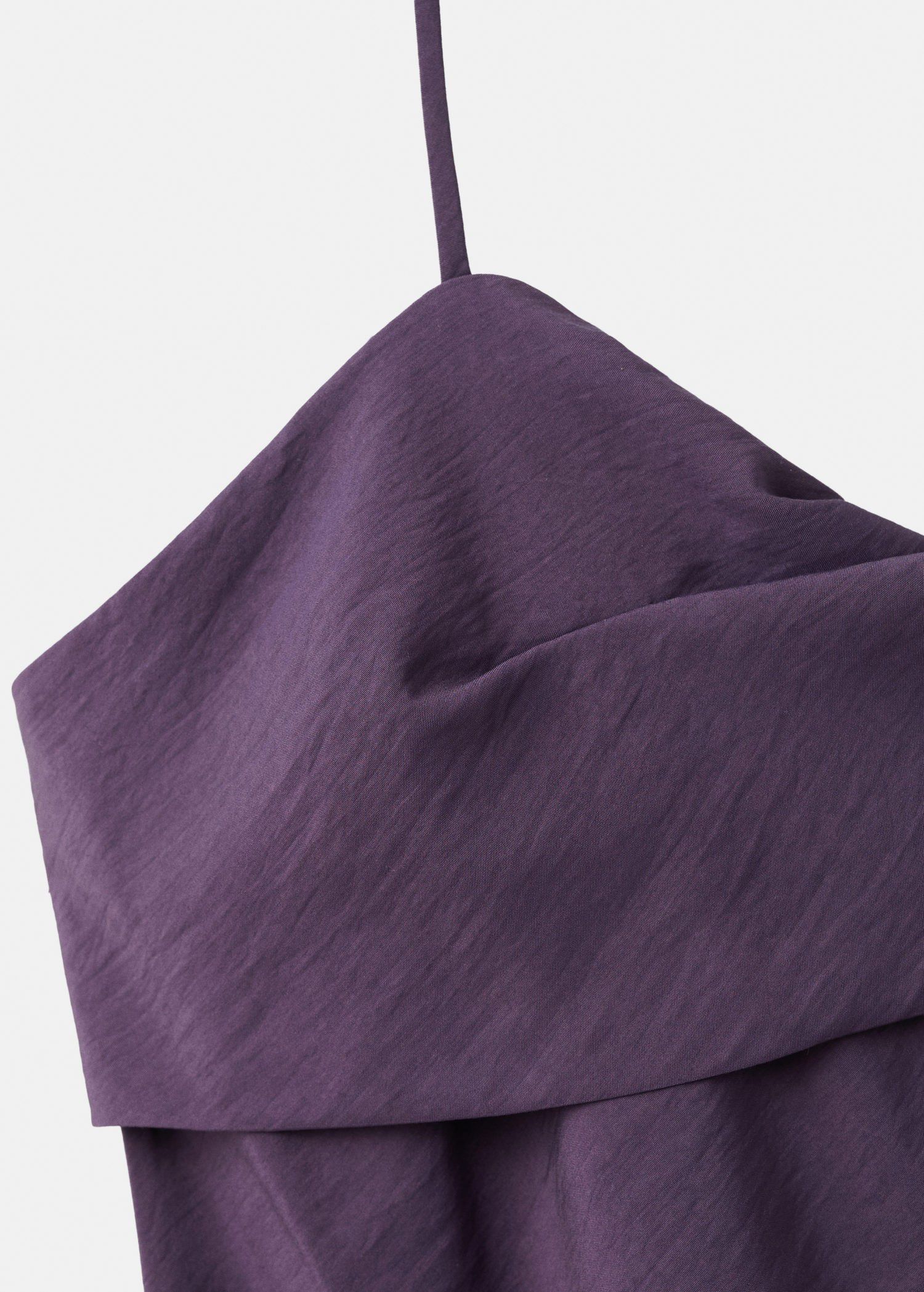 Midi dress with a wrap neckline
