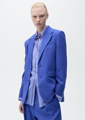 Structured suit jacket