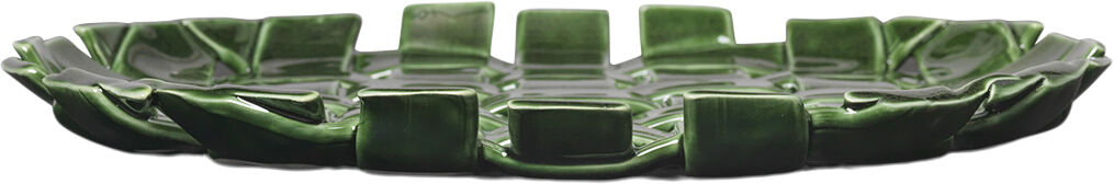 Plait Platter - Emerald Green