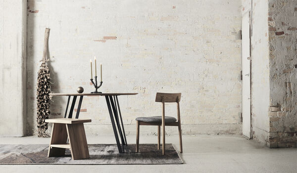 Spisebordsstol Tetra - Natur / Beton