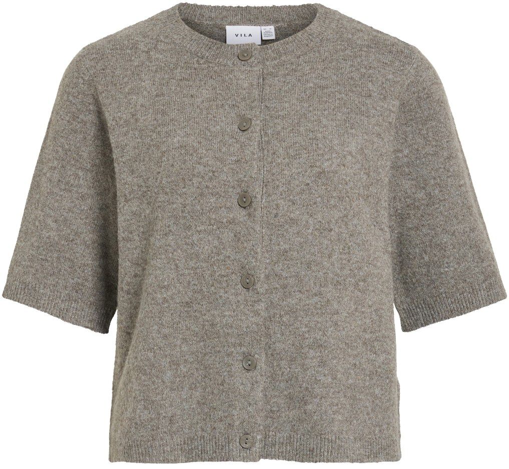 VILIGA 2/4 O-NECK KNIT CARDIGAN - N