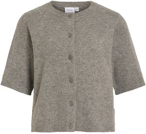 VILIGA 2/4 O-NECK KNIT CARDIGAN - N