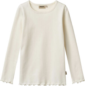 Langærmet Rib T-shirt Ida
