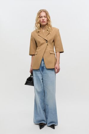 Soft Rigid Denim Baggy Jeans