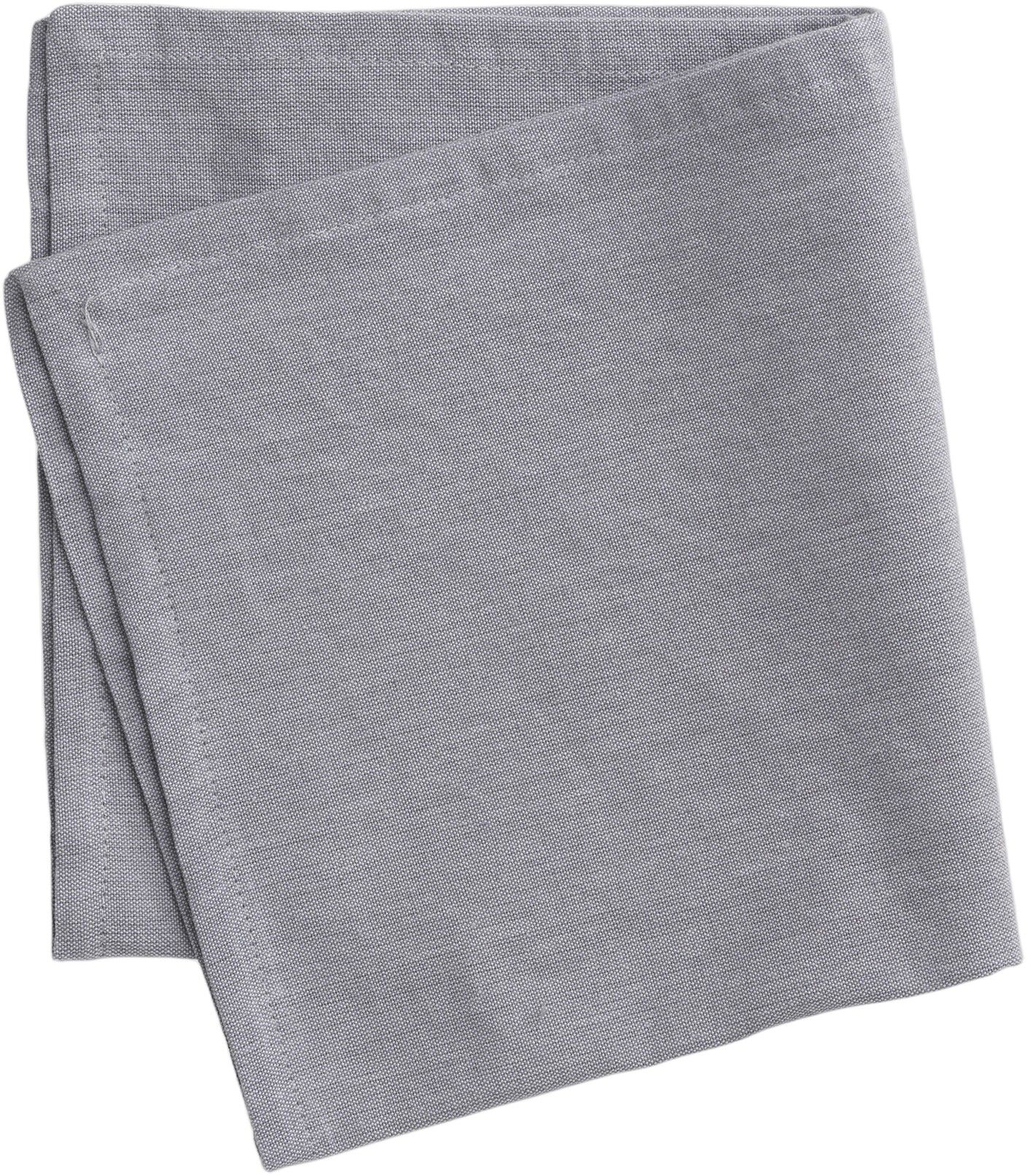 Stofserviet 45 x 45 cm Lys gr&aring; 100% ny bomuld