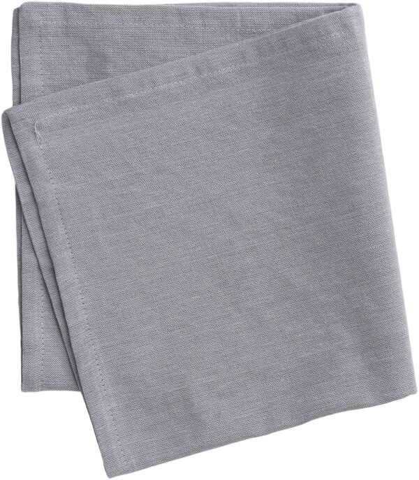 Stofserviet 45 x 45 cm Lys grå 100% ny bomuld