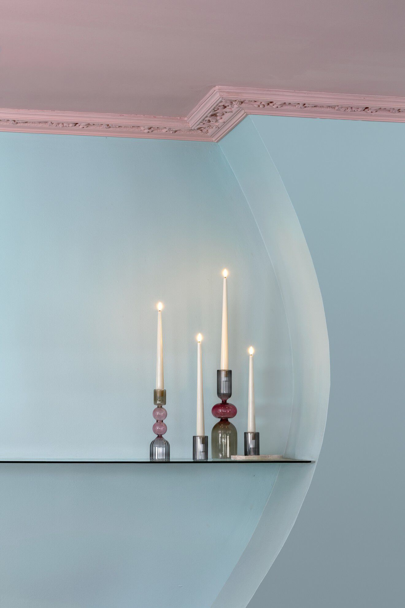 MM MEDELIN candleholder, L, Multi-colour