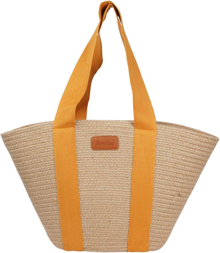 PEPPINO - JUTE BAG WITH COTTON HANDLES 45 X 40 CM
