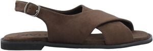 BIALEMON Cross Slingback Sandal Faux Suede