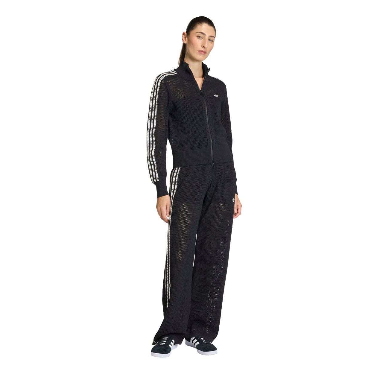Croshet Full Zip Sweatshirt