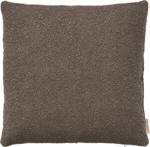 Cushion cover -BOUCLE- Colour Espresso 50 x 50 cm