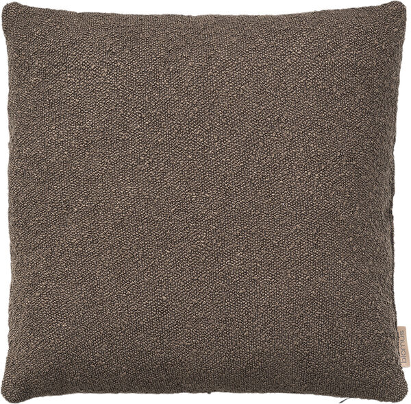 Cushion cover -BOUCLE- Colour Espresso 50 x 50 cm
