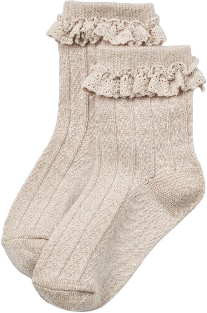 Blonde Uldsokker Nora