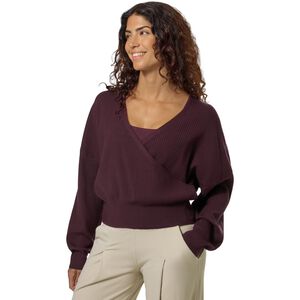 ENE KNITTED W WRAP SWEATER