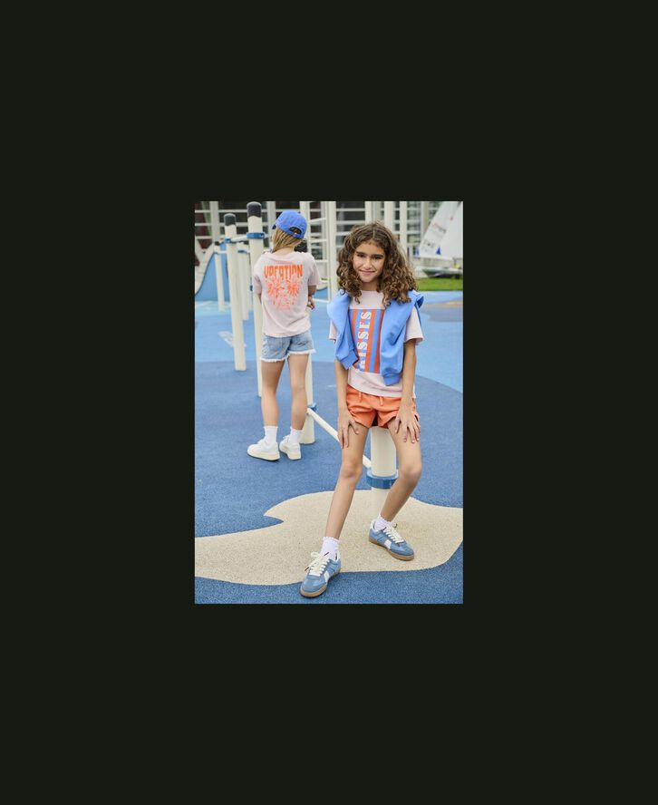 KOGABELONE S/S OVZ WORD TOP BOX JRS