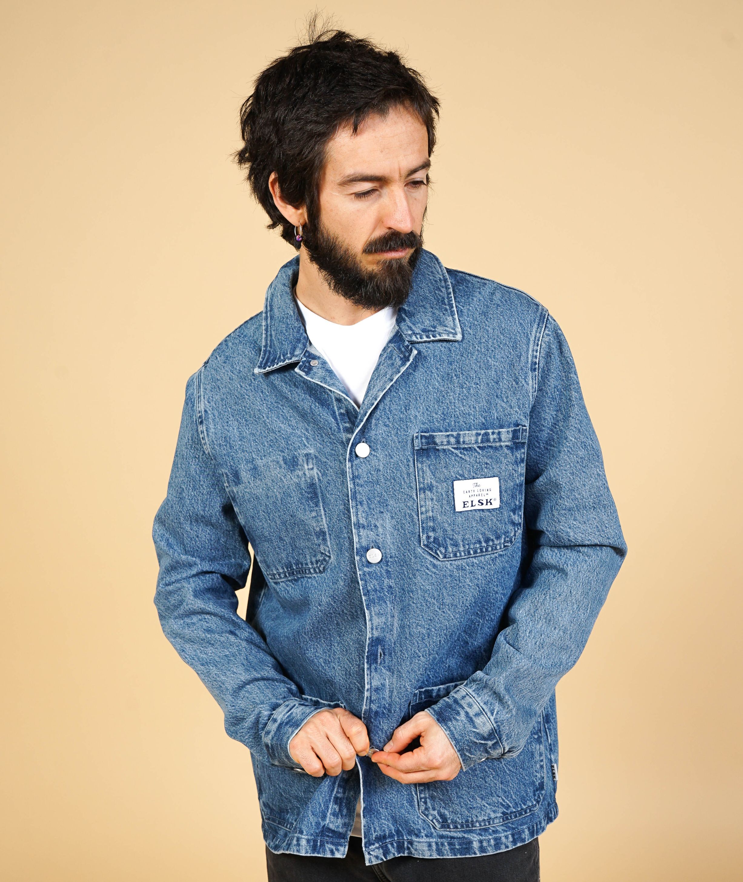 DENIM MEN'S OVERSHIRT