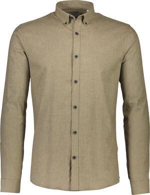 Mouliné stretch shirt L/S