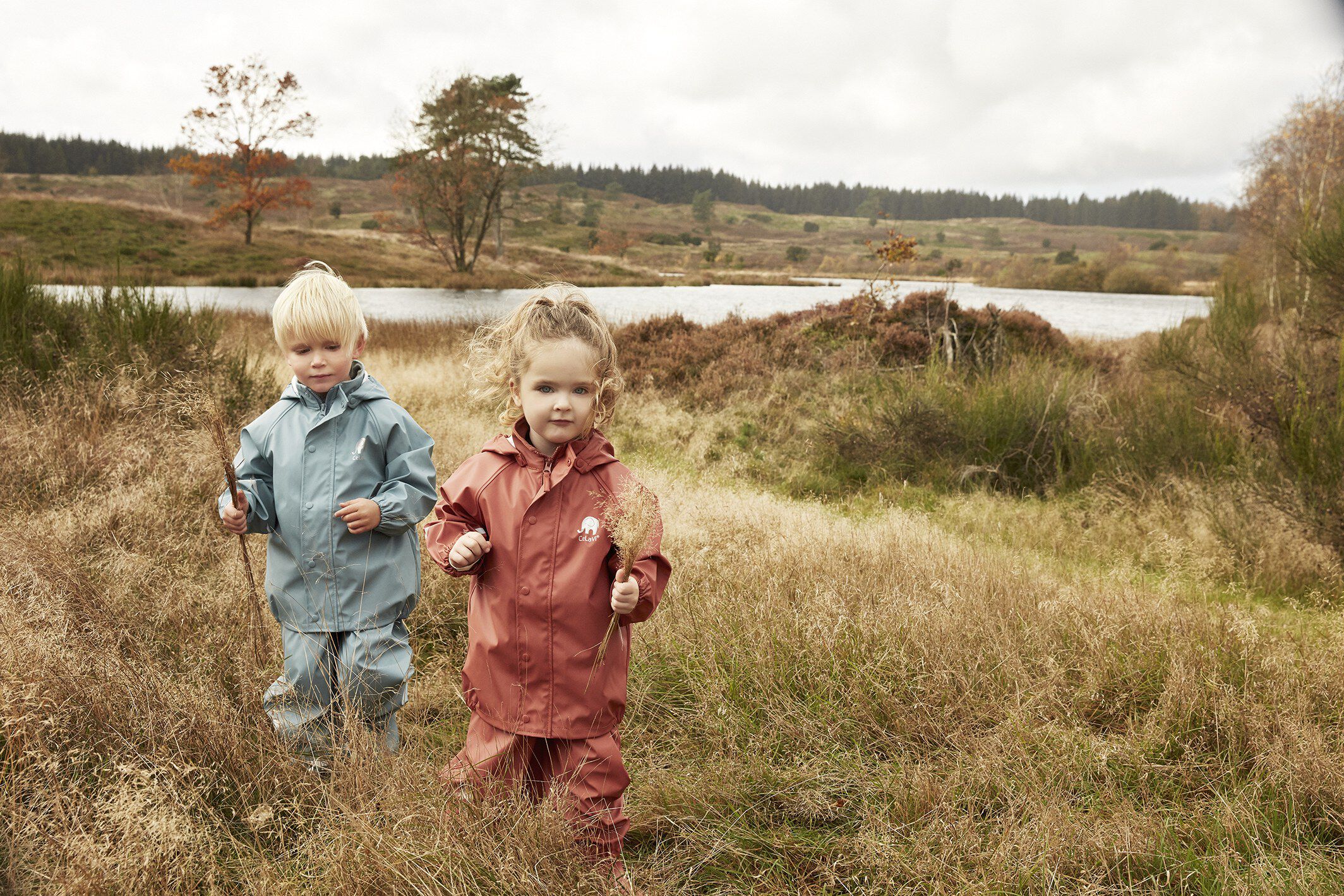 Basic rainwear set -solid PU